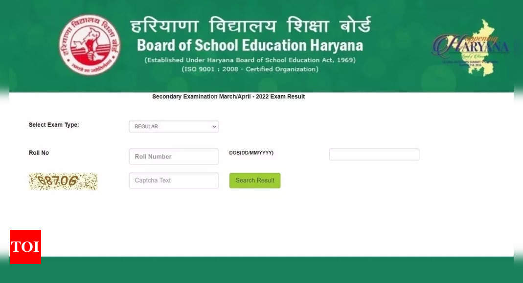 HBSE 10th Result 2022 LIVE Updates: BSEH Result Link Activated; Bhiwani ...