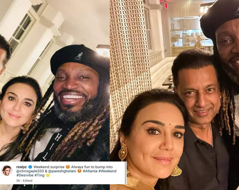 
Preity Zinta is all smiles as she bumps into Chris Gayle in USA, fans shower love
