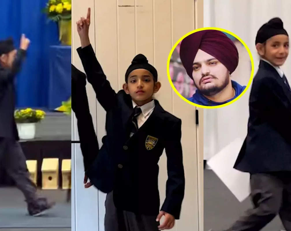 
Gippy Grewal's son pays tribute to 'chachu' Sidhu Moosewala by doing his signature thappi step during school graduation ceremony
