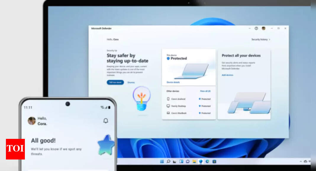 Microsoft launches online security tool ‘Defender’ – Times of India