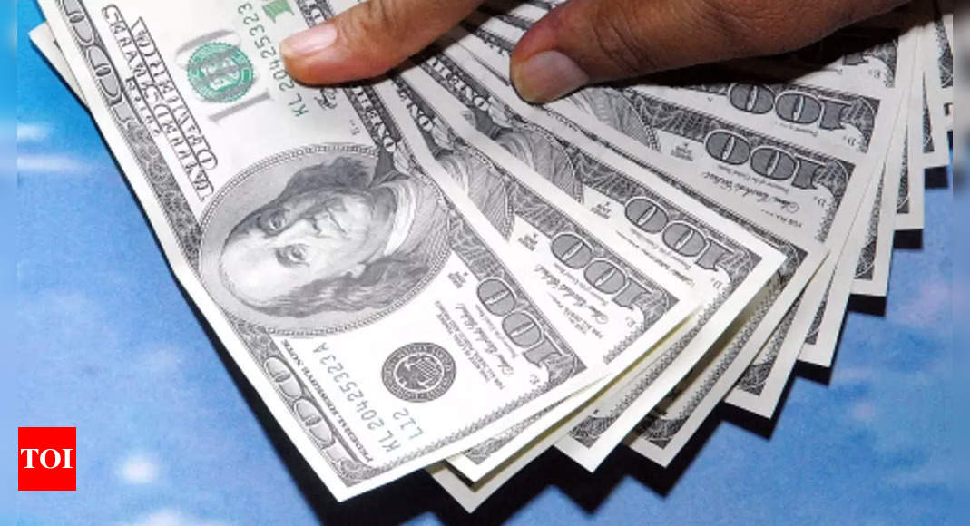 Forex reserves down by $4.599 billion to $596.458 billion – Times of India