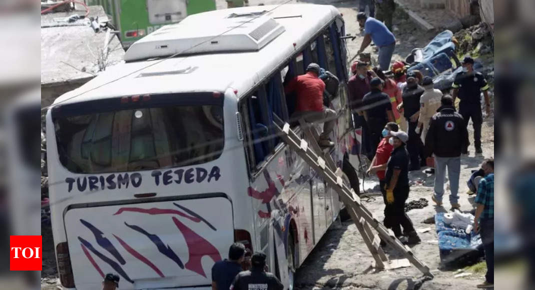 9 dead, 40 injured in Mexico pilgrimage bus crash – Times of India