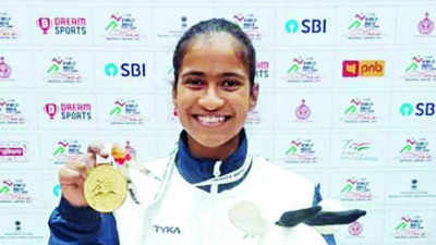 Raipur: CG’s Gyaneshwari clinches gold in nat’l weightlifting c’ship