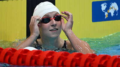 Katie Ledecky lays down an early marker at world swimming championships
