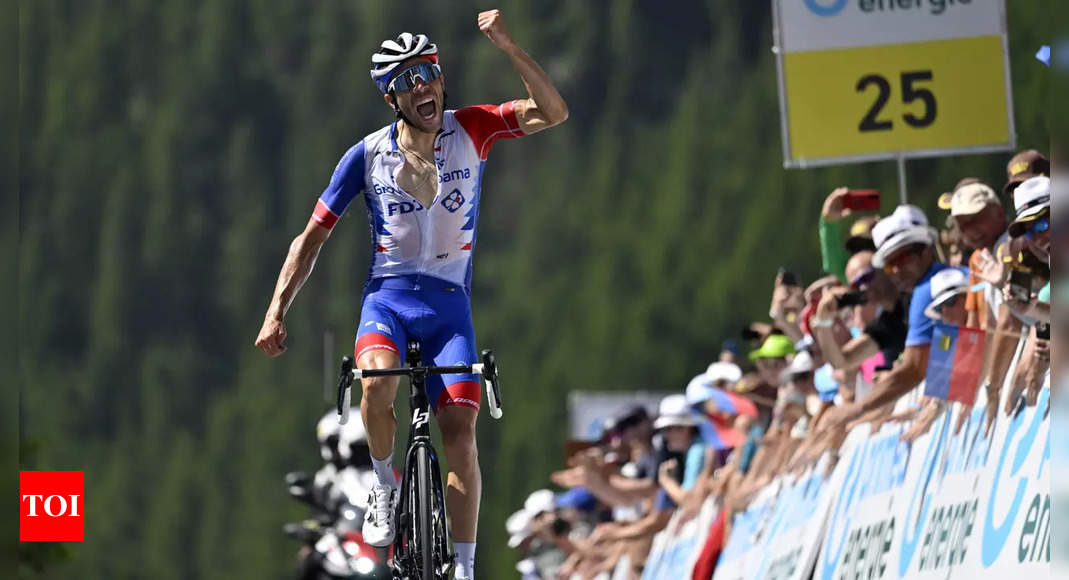 Der Franzose Thibaut Pinault klettert bei der siebten Etappe der Tour of Switzerland zum Sieg |  Mehr Sportnachrichten