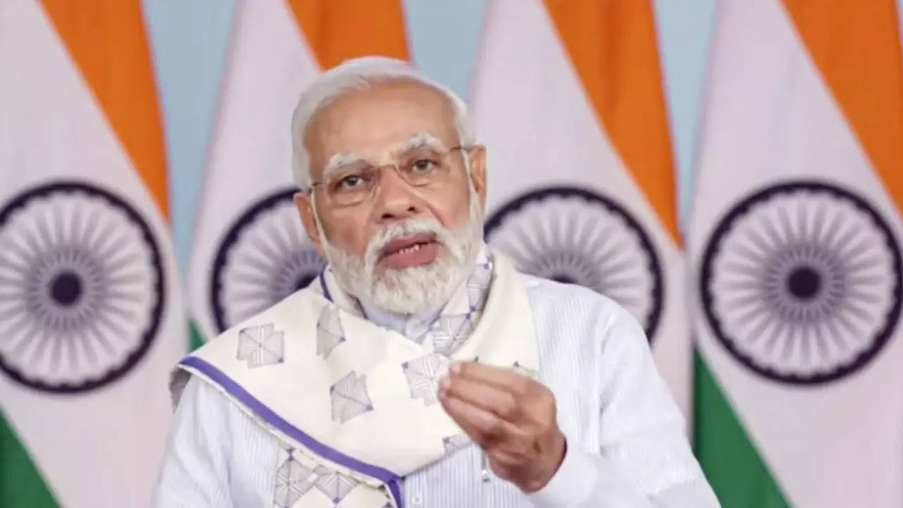 The Prime Minister Narendra Modi launched the historic torch relay