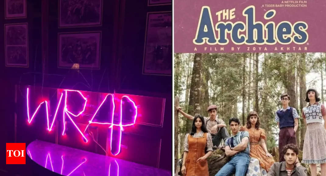 Zoya Akhtar announces ‘The Archies’ schedule wrap; Khushi Kapoor bids Ooty goodbye with happy pics featuring Suhana Khan, Vedang Raina and co-stars – Times of India