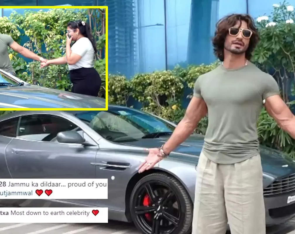
Vidyut Jammwal gives a ride to an ardent female fan in his luxury car, netizens call him 'true gentleman'

