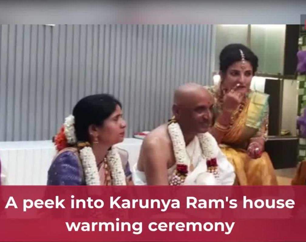 
A peek into Karunya Ram's house warming ceremony
