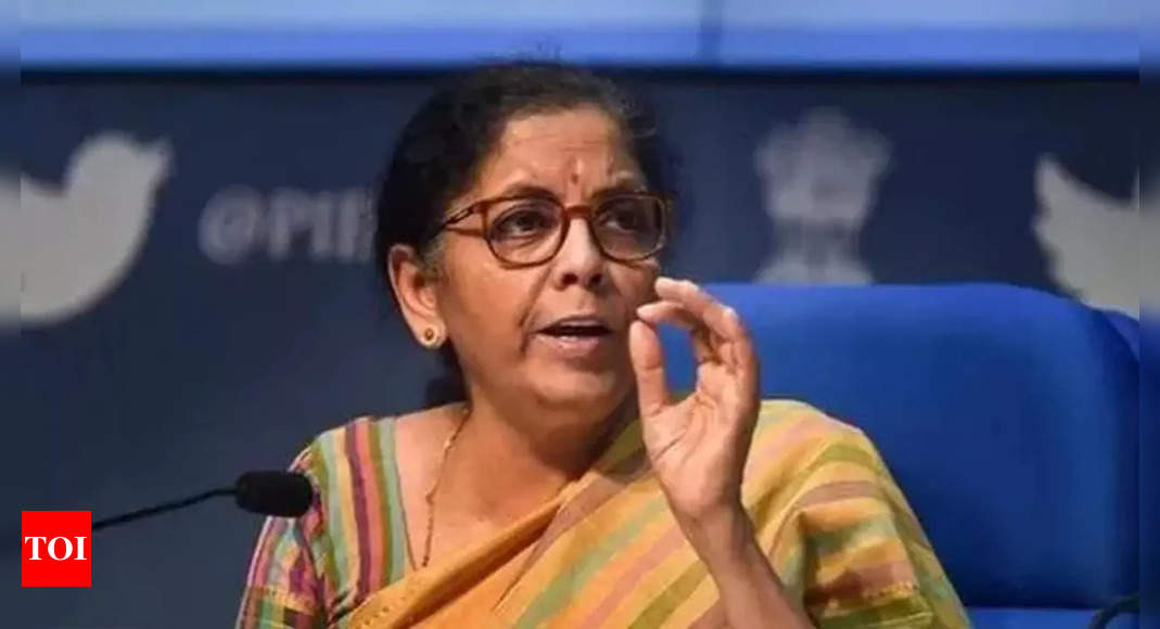 FM Sitharaman to meet heads of PSBs on Monday; may urge them for credit growth – Times of India