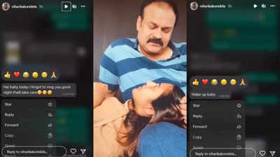 On Father's Day, Niharika reveals adorable WhatsApp texts from her daddy dearest Nagababu Konidela; watch