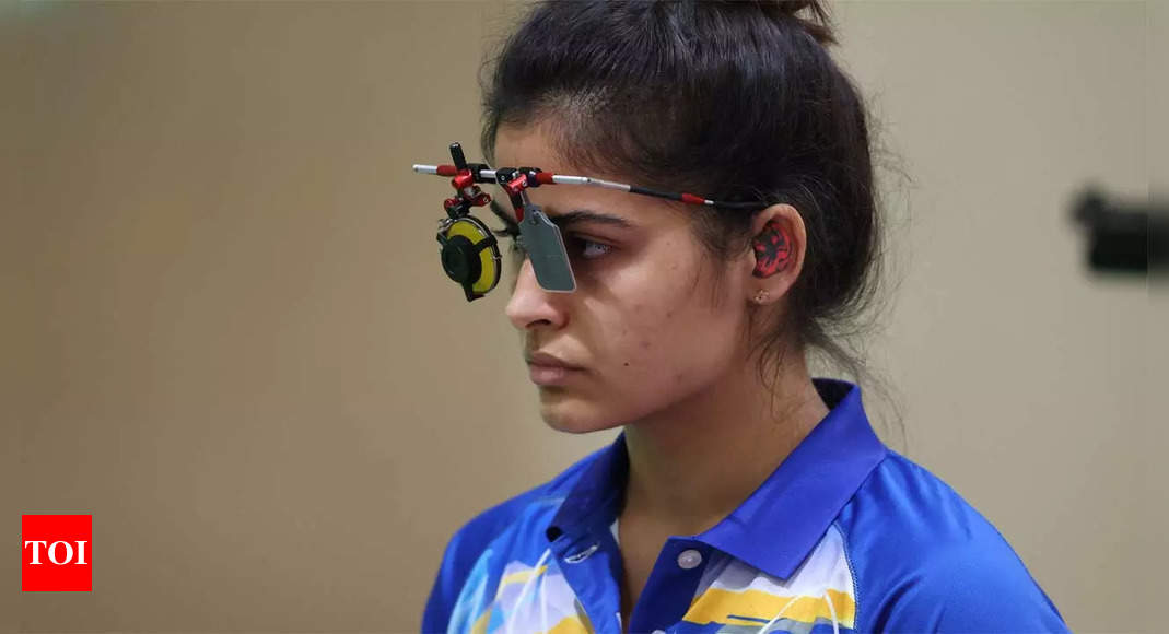 Manu Bhaker and Shiva Narwal win mixed team pistol title | More sports News – Times of India
