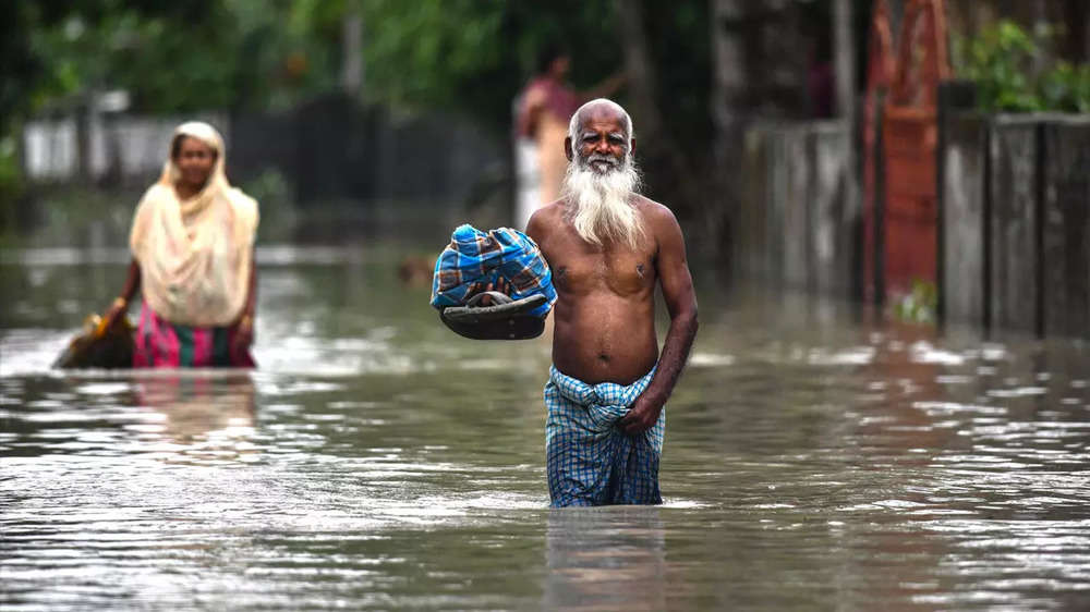 Photos: Floods hit 30 lakh people in 32 districts of Assam