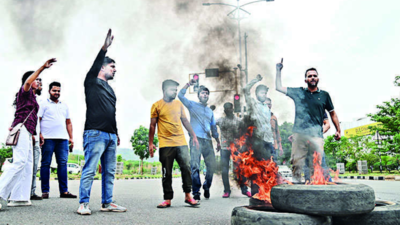 Chandigarh: Protests against Agnipath hit rail traffic, 2 trains cancelled