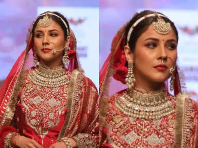 Shehnaaz Gill's stunning bridal look decoded