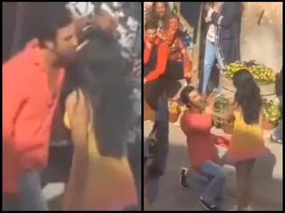 Video: Ranbir goes on his knees for Shraddha