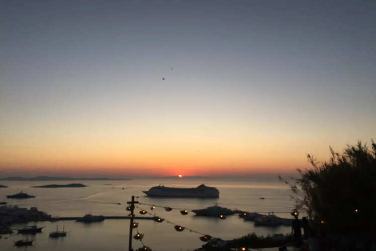 180-degree Sunset Bar, Mykonos