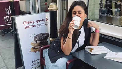 Kareena Kapoor Khan kicks off London vacay with her favourite coffee. Check out her latest post!