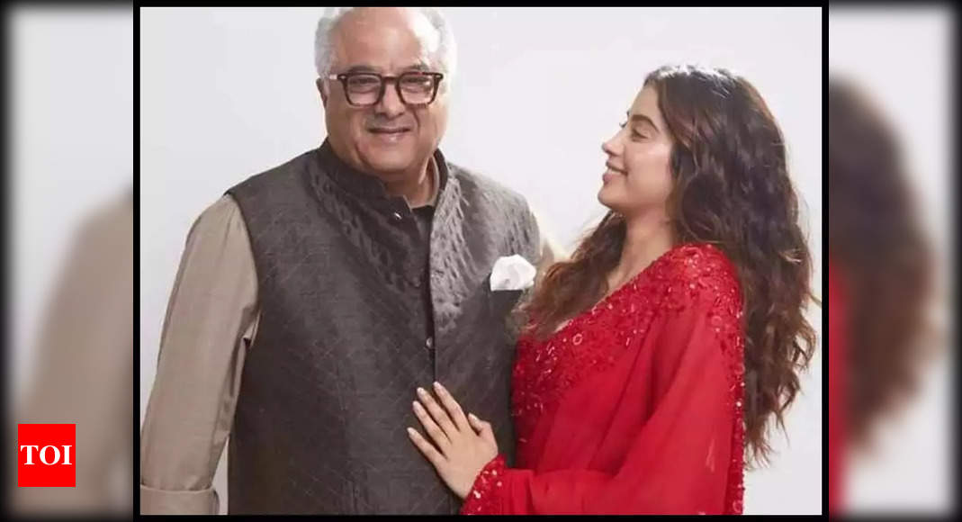 Janhvi Kapoor to collaborate with dad Boney Kapoor for a special project: Report – Times of India