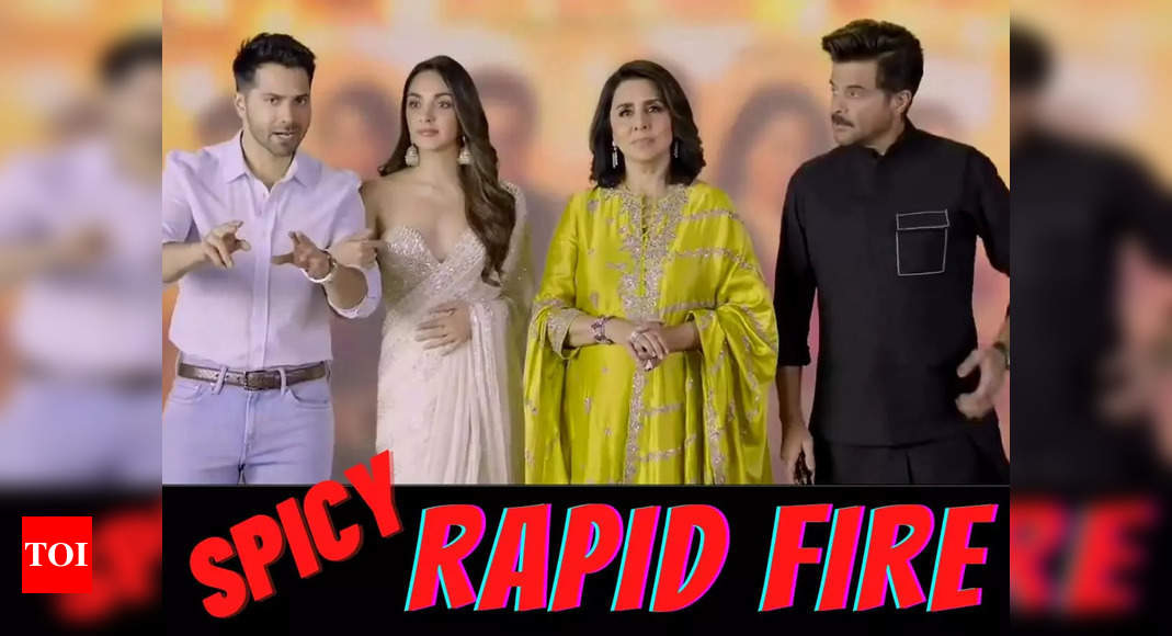 Neetu Kapoor, Anil Kapoor, Varun Dhawan and Kiara Advani’s SPICY RAPID FIRE – Unique | Hindi Film Information