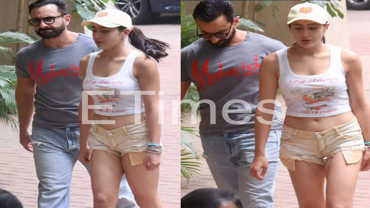 Sara Ali Khan's dad Saif Ali Khan has no problem with her dressing but  trolls refuse to let them be!