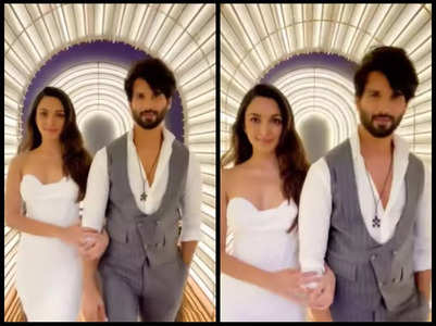 Are Shahid, Kiara on Koffee sets in this video?