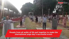 International yoga day celebrated in Kanpur