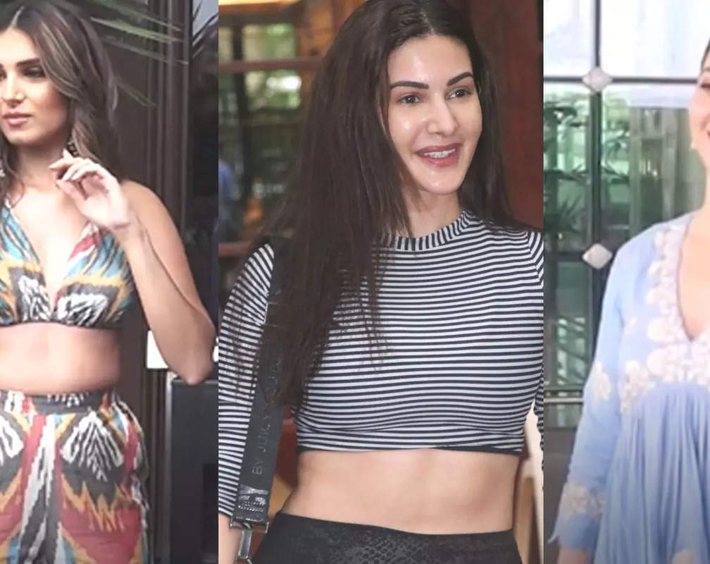
#CelebrityEvenings: From Tara Sutaria to Amyra Dastur, Bollywood celebs spotted in Mumbai

