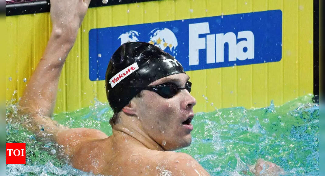 FINA World Championships: Finke takes 800m freestyle gold as Dressel ruled out of 100m defence | More sports News – Times of India