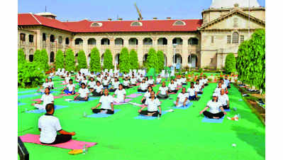 Yoga Day celebrated at HC