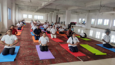 Ludhiana: Customs commissionerate celebrates International Yoga Day