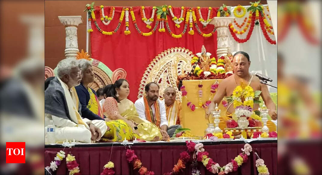 Spiritual fervour marks TTD's Srinivasa Kalyanam held at Seattle