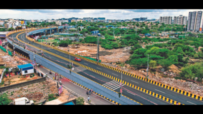 Hyderabad: KT Rama Rao inaugurates Kaithalapur flyover