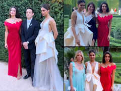Deepika attends event in Spain with Rami Malek