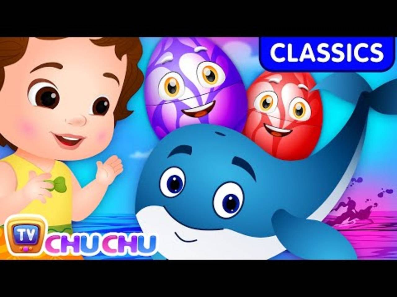 Nursery Rhymes in English: Children Learning Video Song in English  'Surprise Eggs Wildlife Toys - Learn About Sea Animals'