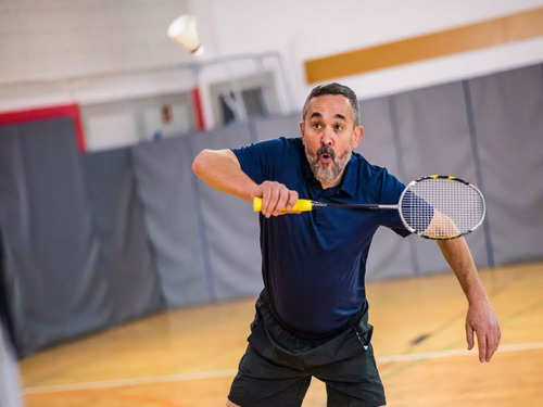 Play badminton to lose weight