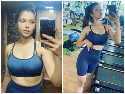 Photos: Mahima Gupta poses in a stunning gym outfit