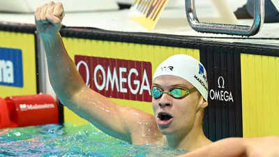 France's Leon Marchand completes men's medley double at World Championships