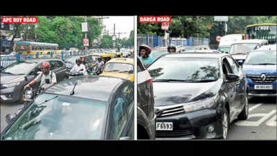 Kolkata: Senior cops hit the road, use drone to spot school hub traffic mess solution