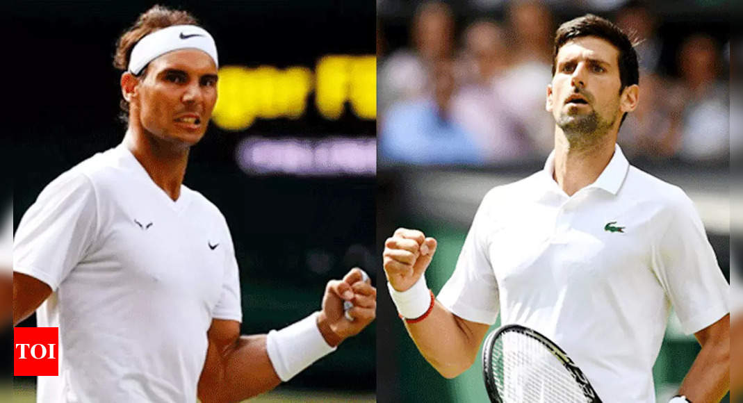 Wimbledon: Rafael Nadal’s calendar Slam bid faces Novak Djokovic challenge on grass | Tennis News – Times of India