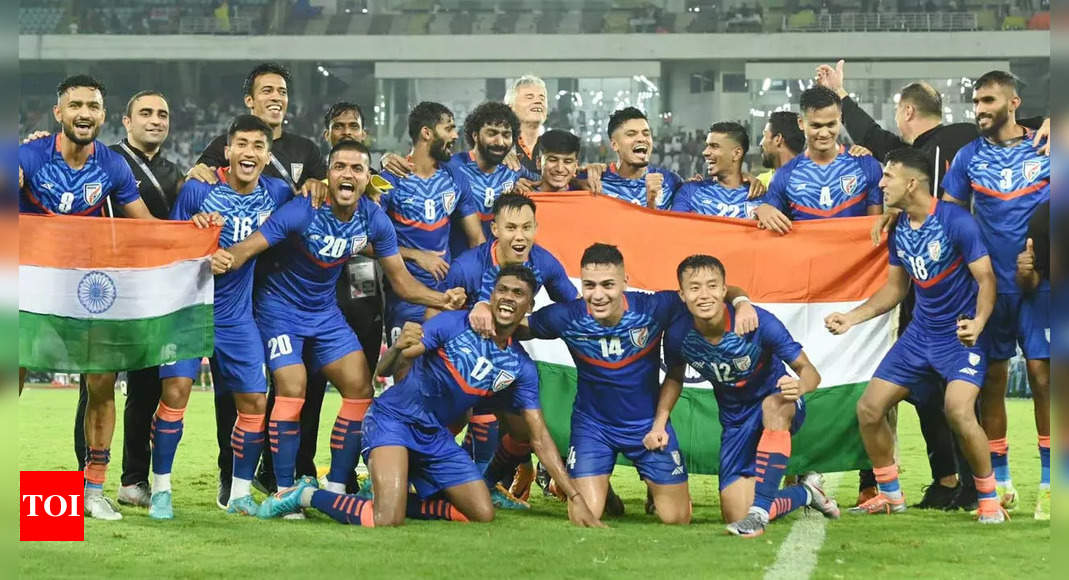 India jumps two places to 104 in latest FIFA rankings | Football News – Times of India