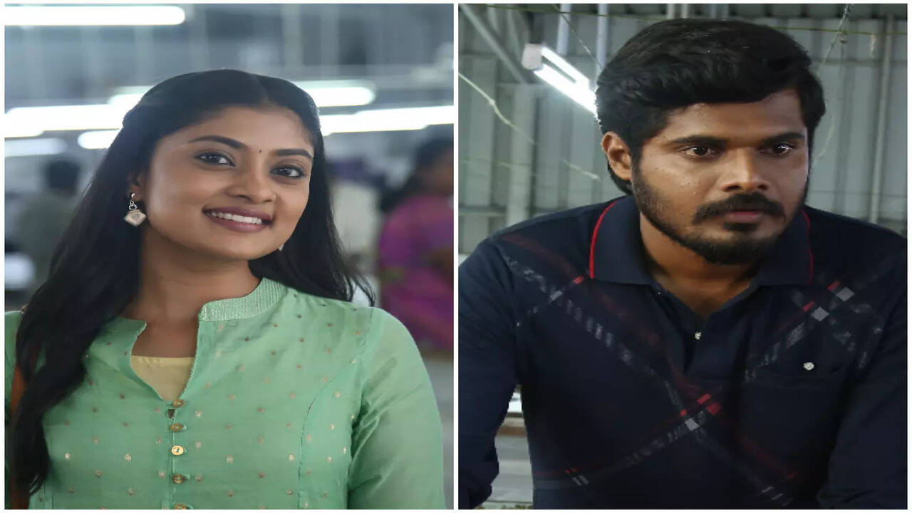 Ammu Abhirami and Balamurugan in a film set in Tirupur banian factory |  Tamil Movie News - Times of India
