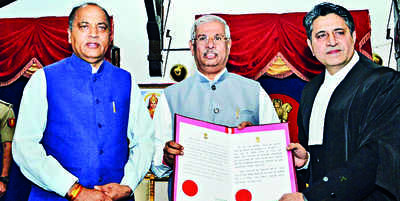 Saeed sworn in as 27th chief justice of Himachal HC