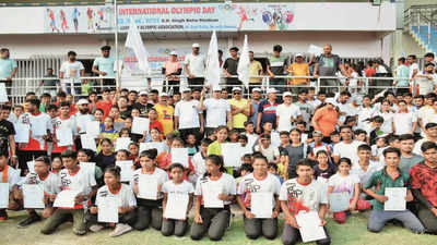 Lucknow: Olympic Day Runproves a great hit