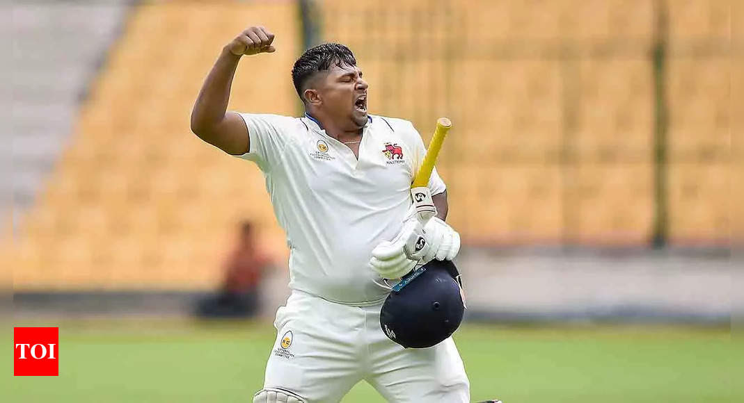Sarfaraz Khan set to be picked for Test series against Bangladesh | Cricket News – Times of India