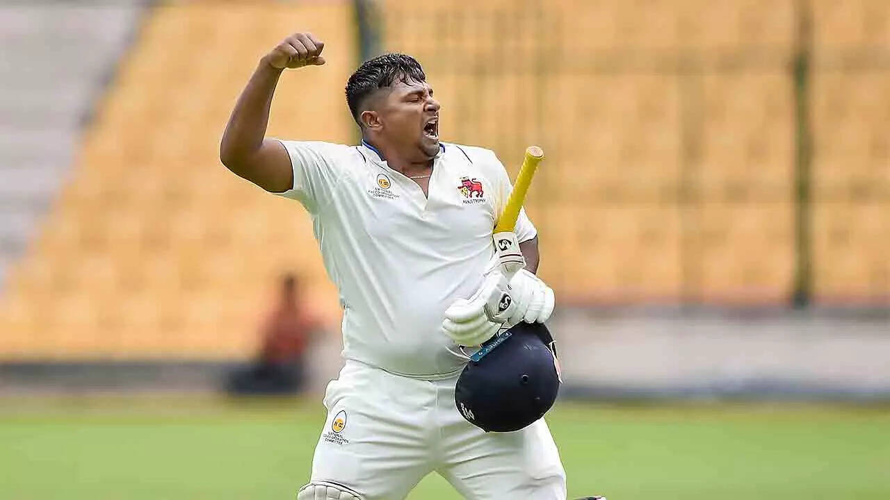 Sarfaraz Khan set to be picked for Test series against Bangladesh | Cricket  News - Times of India