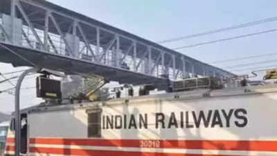 Passenger train runs over rail employee
