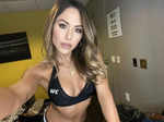 UFC ring girl Brittney Palmer is sending social media into meltdown with her jaw-dropping photos