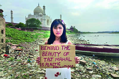 Trash Near Taj: 1l Fine On Firm | Agra News - Times of India