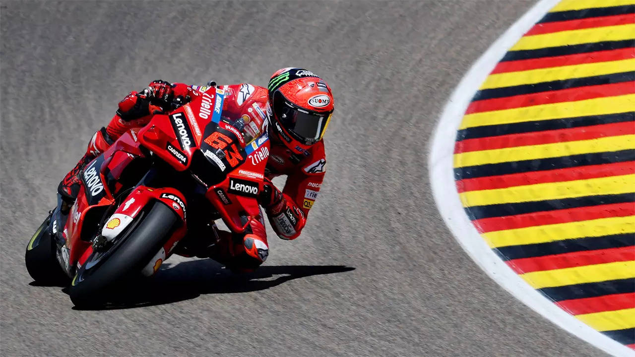 Francesco Bagnaia fastest despite the rain in Dutch MotoGP practice Racing News